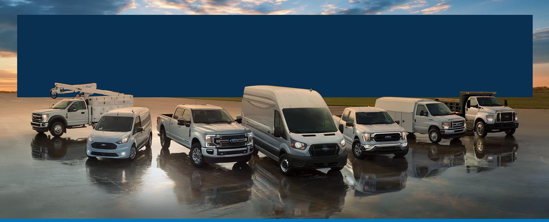 The Ford 2021 Commercial Vehicle Fleet.